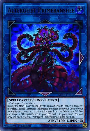 Altergeist Primebanshee - MP18-EN135 - Ultra Rare 1st Edition