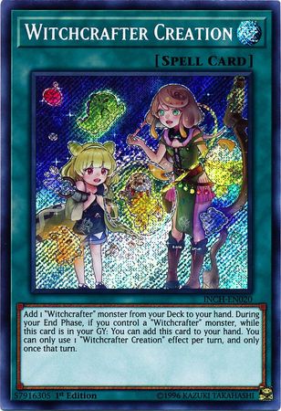 Witchcrafter Creation - INCH-EN020 - Secret Rare 1st Edition español