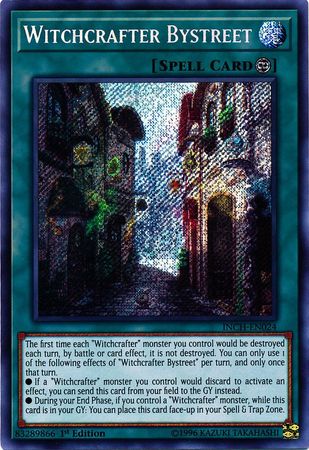 Witchcrafter Bystreet - INCH-EN024 - Secret Rare 1st Edition - español