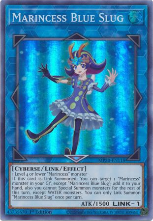 Marincess Blue Slug - MP20-EN118 - Super Rare 1st Edition