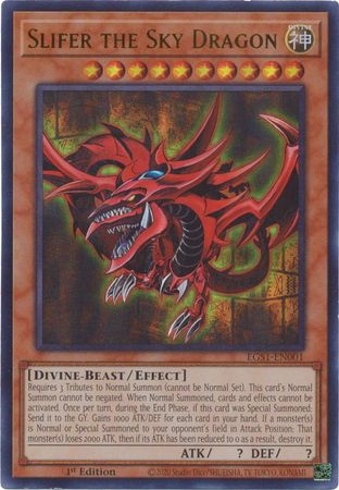 Slifer the Sky Dragon - EGS1-EN001 - Ultra Rare 1st Edition