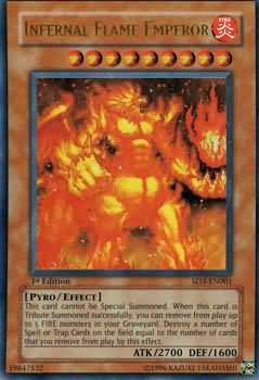 Infernal Flame Emperor - SD3-EN001 - Ultra Rare 1st Edition