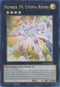 Number 39: Utopia Rising - MAZE-EN021 - Super Rare 1st Edition