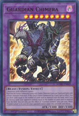 Guardian Chimera - MAZE-EN049 - Ultra Rare 1st Edition