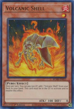 Volcanic Shell - BLMR-EN053 - Ultra Rare 1st Edition