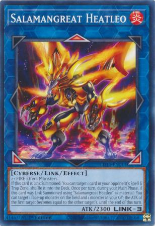 Salamangreat Heatleo - LD10-EN011 - Common 1st Edition