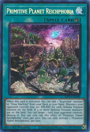 Primitive Planet Reichphobia - MP23-EN096 - Prismatic Secret Rare 1st Edition - español