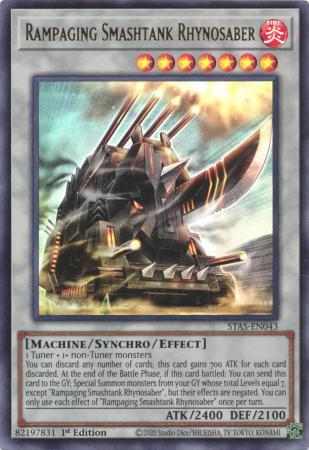 Rampaging Smashtank Rhynosaber - STAS-EN043 - Ultra Rare