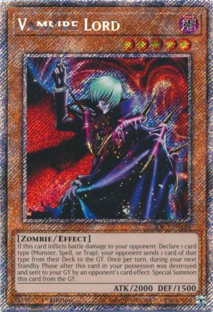 Vampire Lord - RA03-EN128 - Platinum Secret Rare 1st Edition