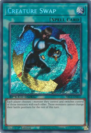 Creature Swap - SBC1-ENE17 - Secret Rare 1st Edition - Yugioh Market Ecuador