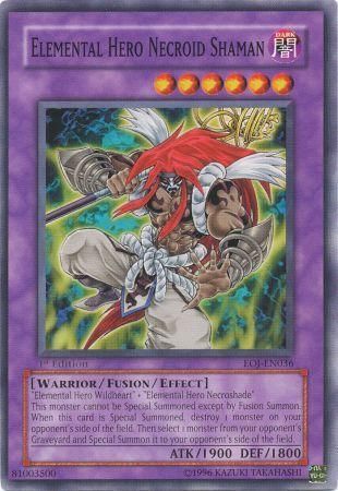 Elemental Hero Necroid Shaman - EOJ-EN036 - Common 1st Edition - Yugioh Market Ecuador