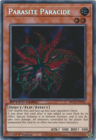 Parasite Paracide - SBC1-END02 - Secret Rare 1st Edition - Yugioh Market Ecuador